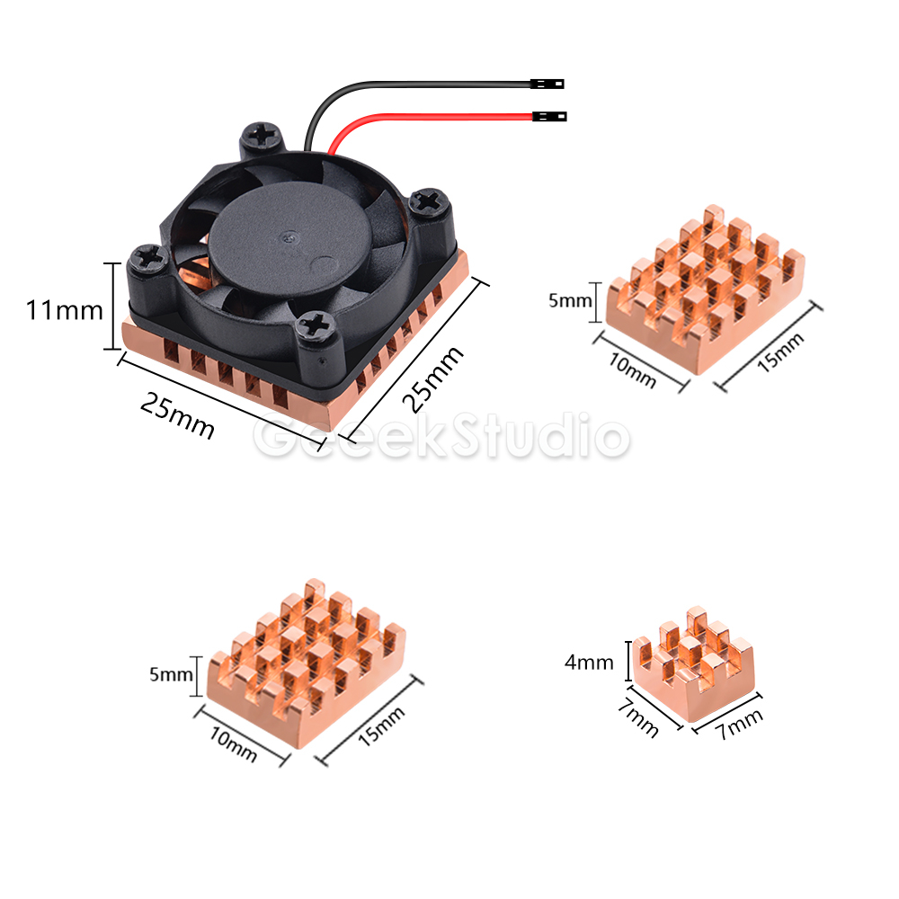 1 zestaw miedzianych wentylato – Orange Pi 5 Plus 32Gb recenzja i cena